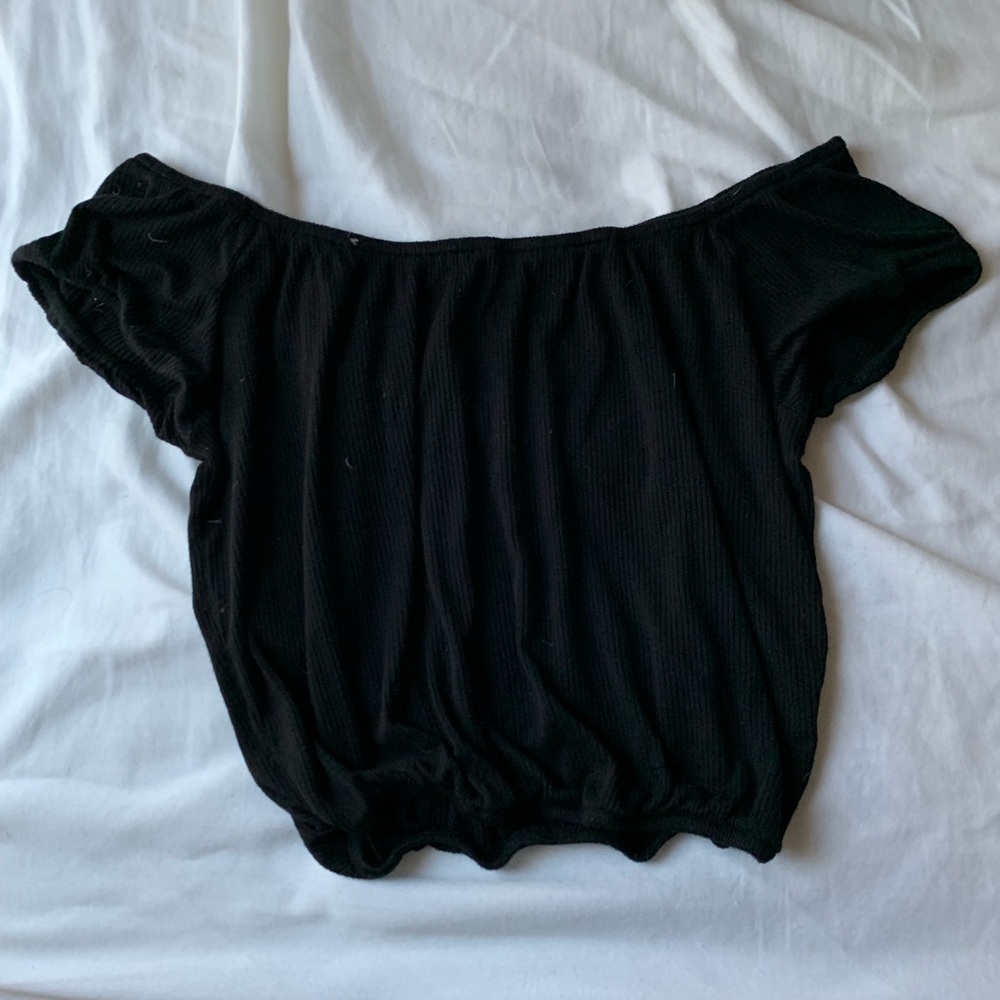 American Threads off the shoulder top